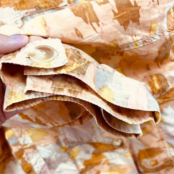 Pendleton Multicolour Silk Button Up Short Jacket Size L - Picture 5 of 6